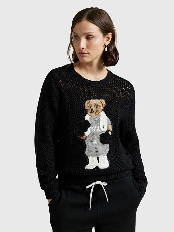Пуловер Polo Bear с овално деколте  - 1