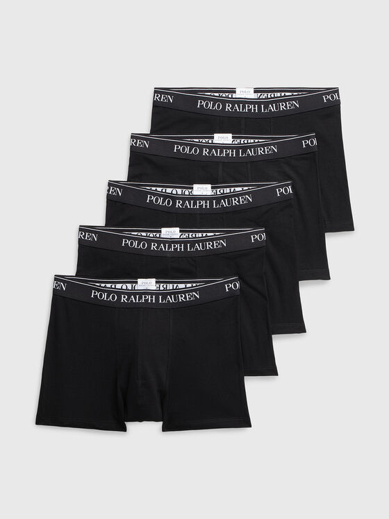 Set of five pairs of black trunks - 1