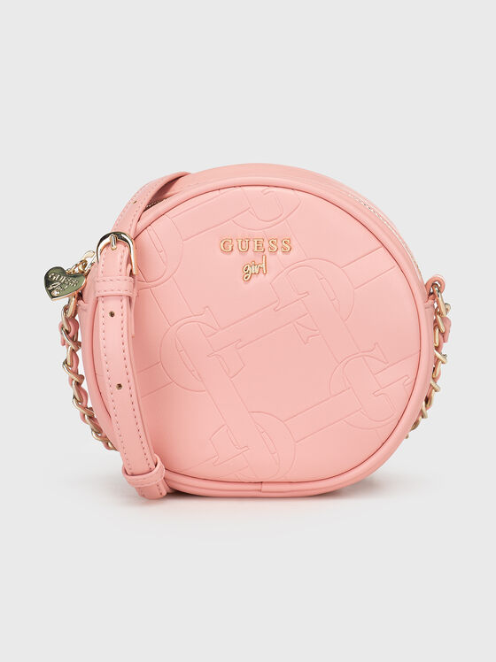 Кросбоди чанта в розов цвят - 1
