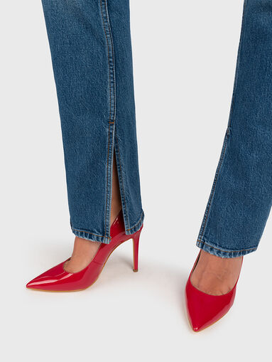 Slim jeans with slit  - 3
