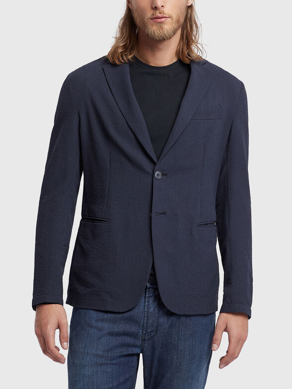 Slim double breasted blazer - 1
