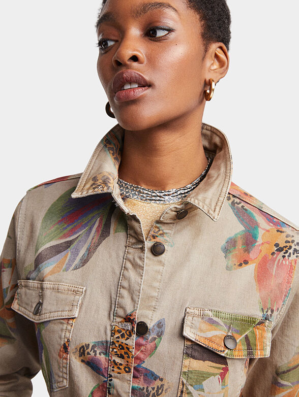 BUDAPEST dress with floral print - 4