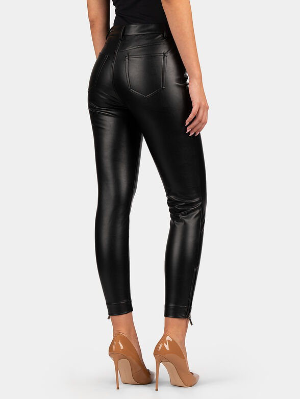 Faux leather skinny trousers - 2