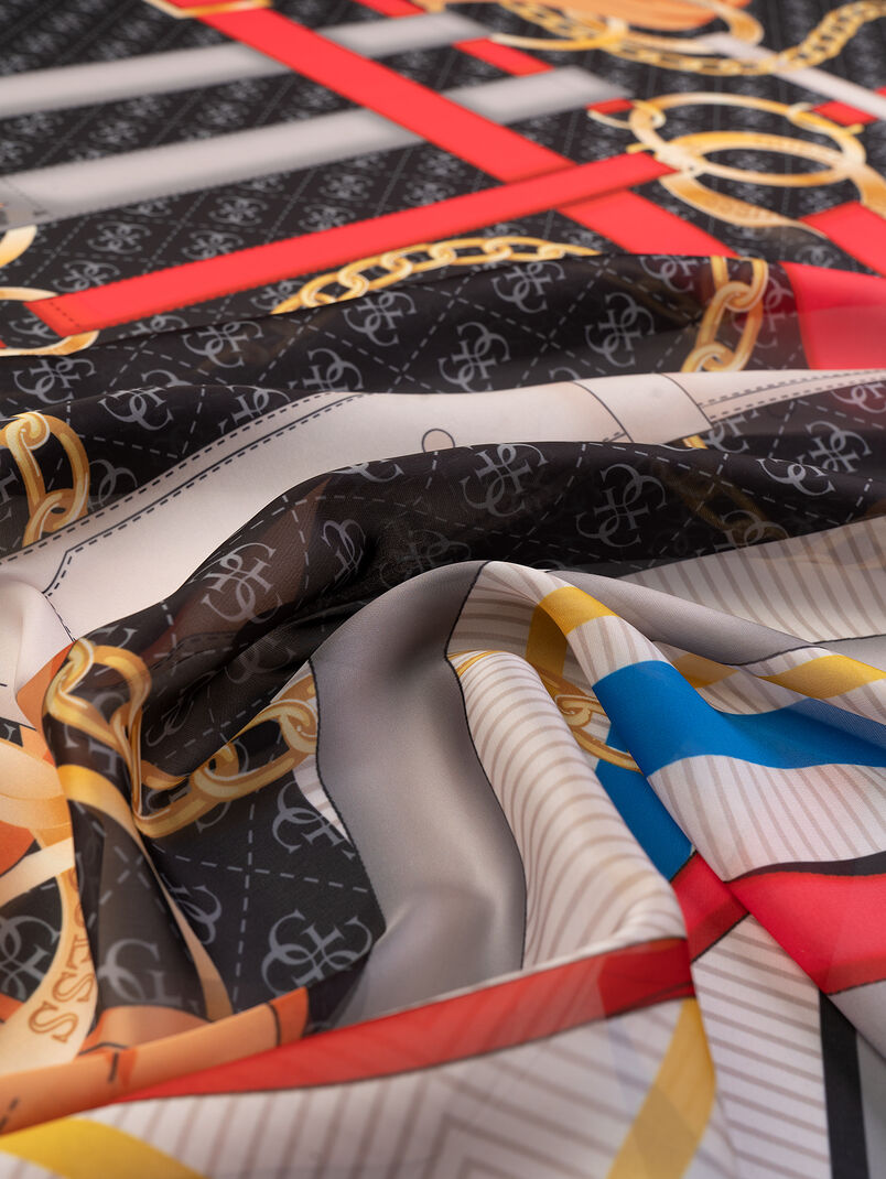 Square scarf with print - 3