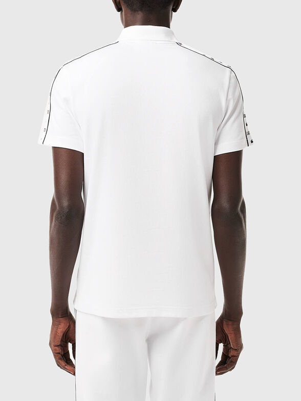 Polo shirt with contrasting stripe  - 3
