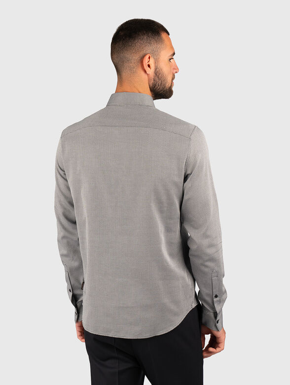 DOBBY long sleeve cotton shirt - 2