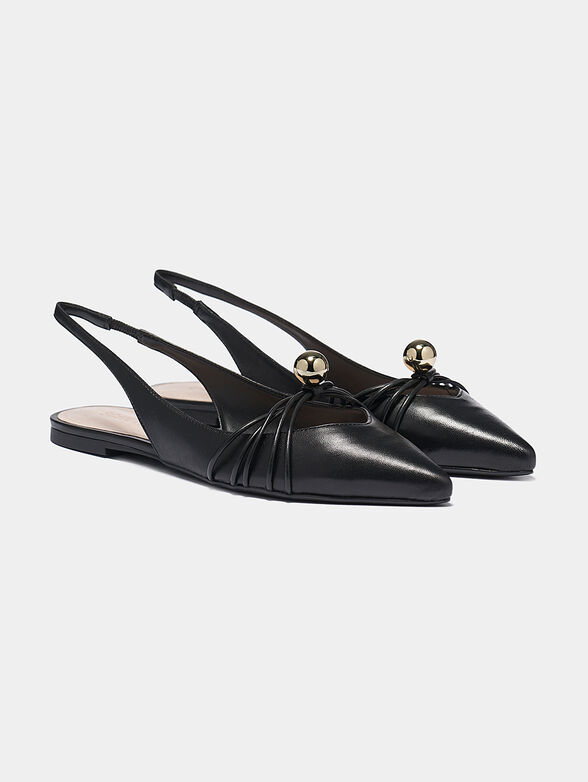 Black flat sandals - 2
