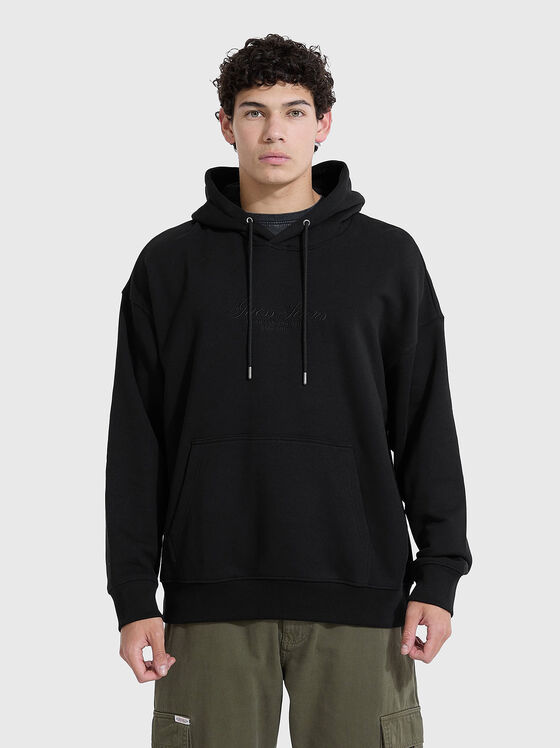 Hoodie with embroidered logo - 1