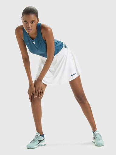 Skirt with pleated back - 5