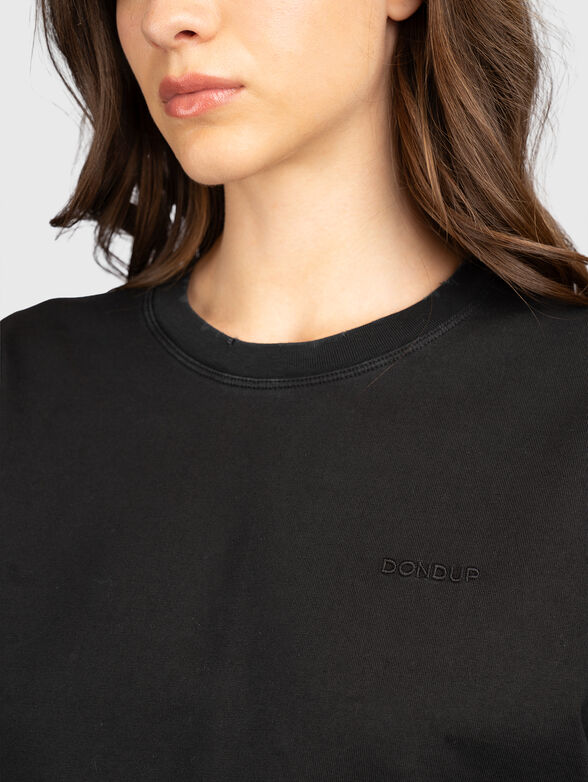 Cropped cotton T-shirt - 4