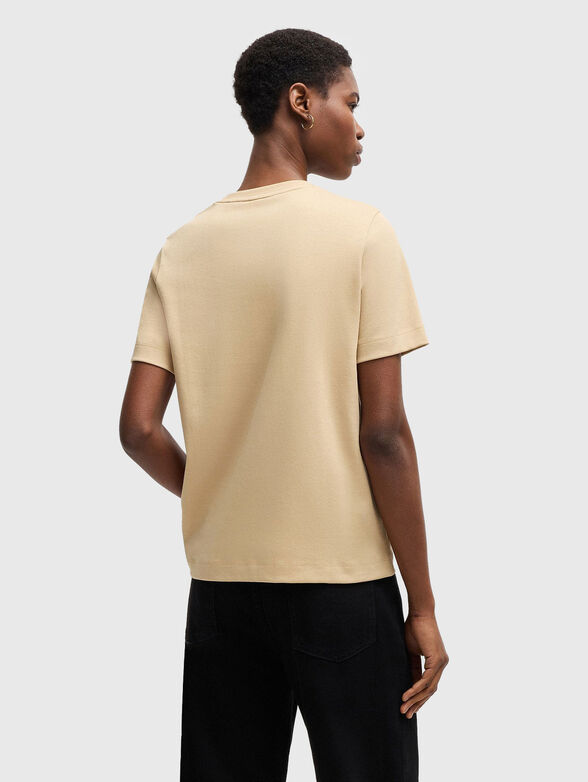 Cotton T-shirt with monogram logo - 3