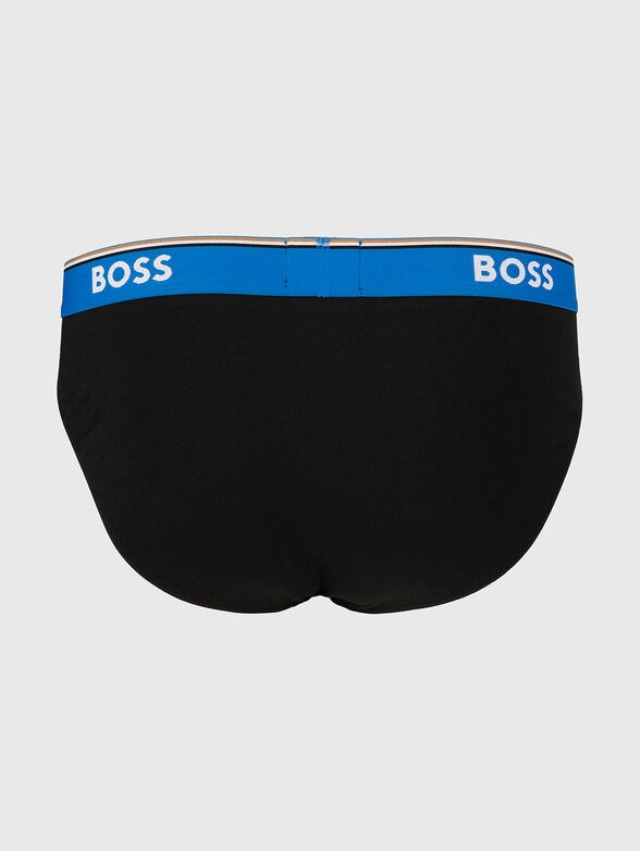 Set of three boxer shorts with logo band - 3