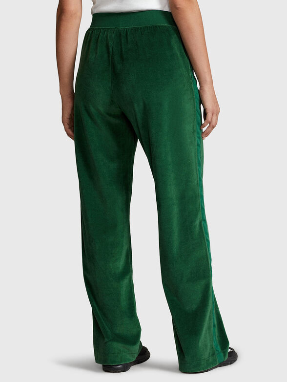 Sports trousers in velvet fabric - 2