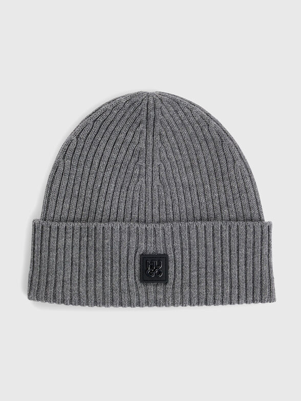 Knitted wool hat - 1