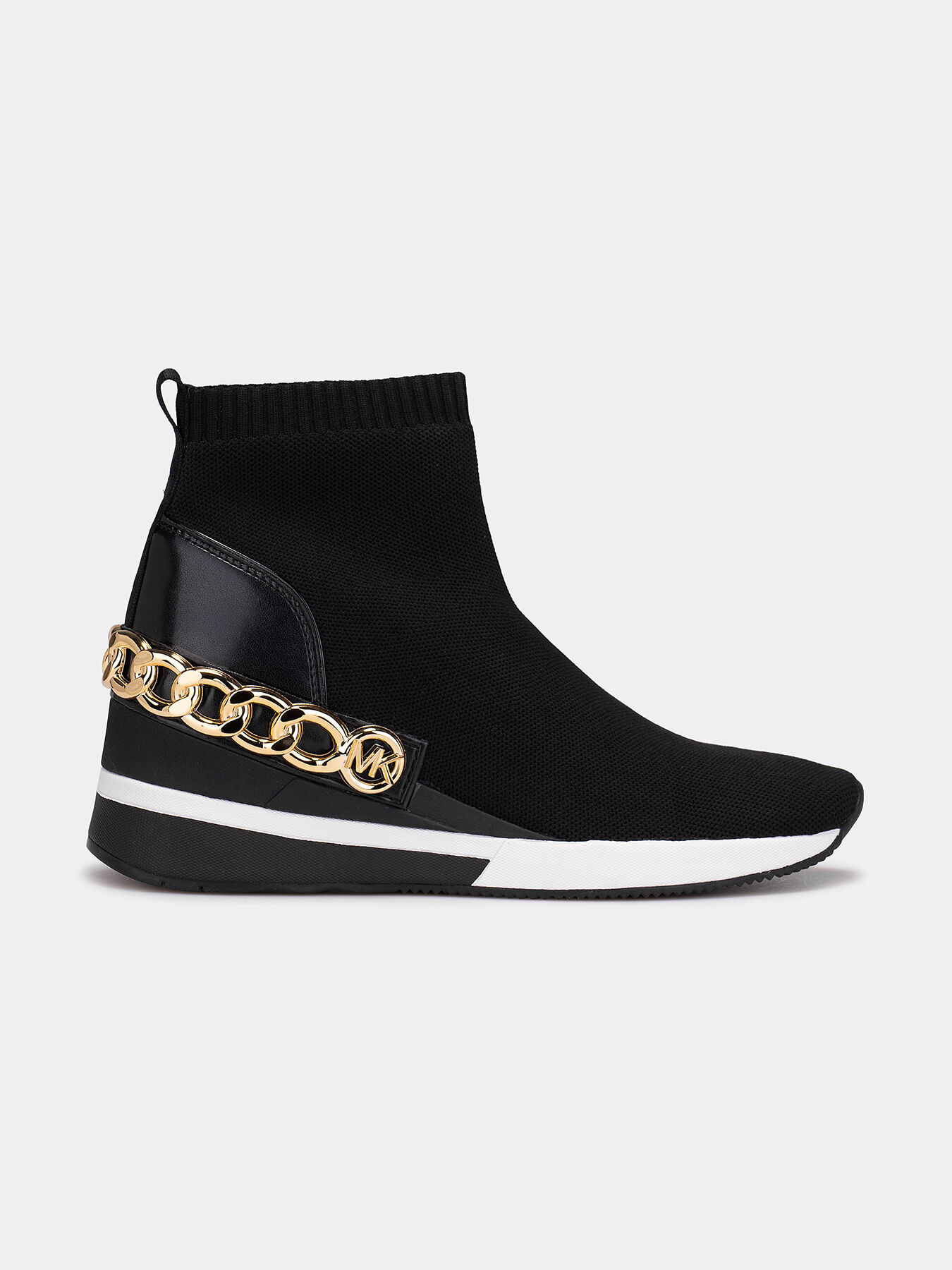 SKYLER sneakers with gold chain detail brand MICHAEL KORS Globalbrandsstore en