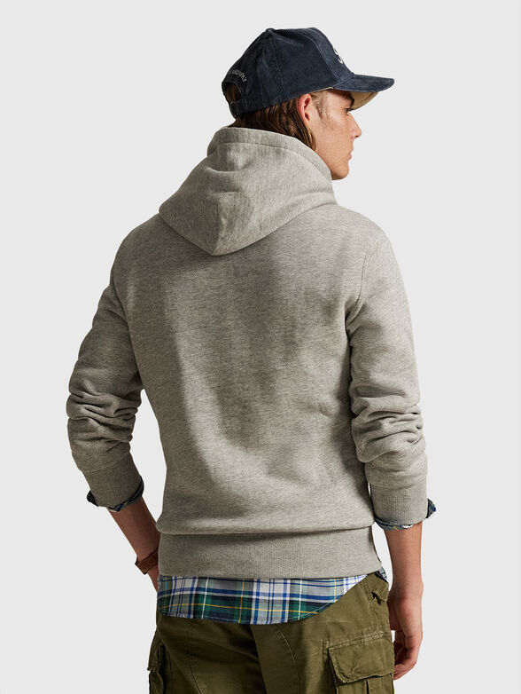 Cotton sweatshirt with Polo Bear embroidery - 3