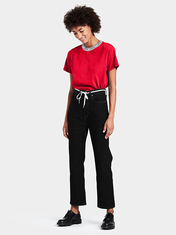 Levi&rsquo;s&reg; black straight jeans - 1