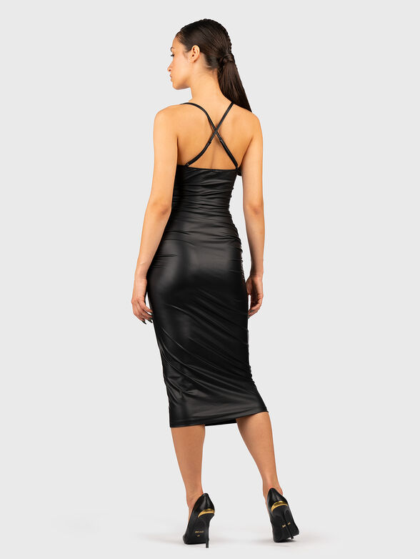 Faux leather black dress - 2