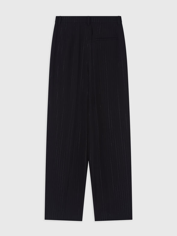 Pants with pleats and lurex threads - 2