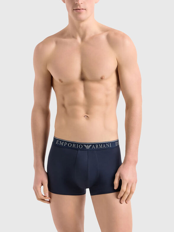 Set of two dark blue boxers - 1