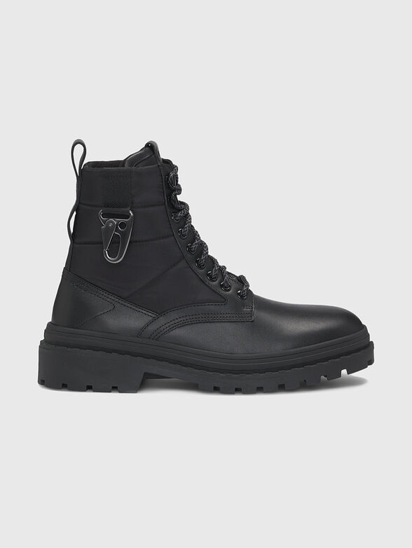 Leather boots with detail - 0