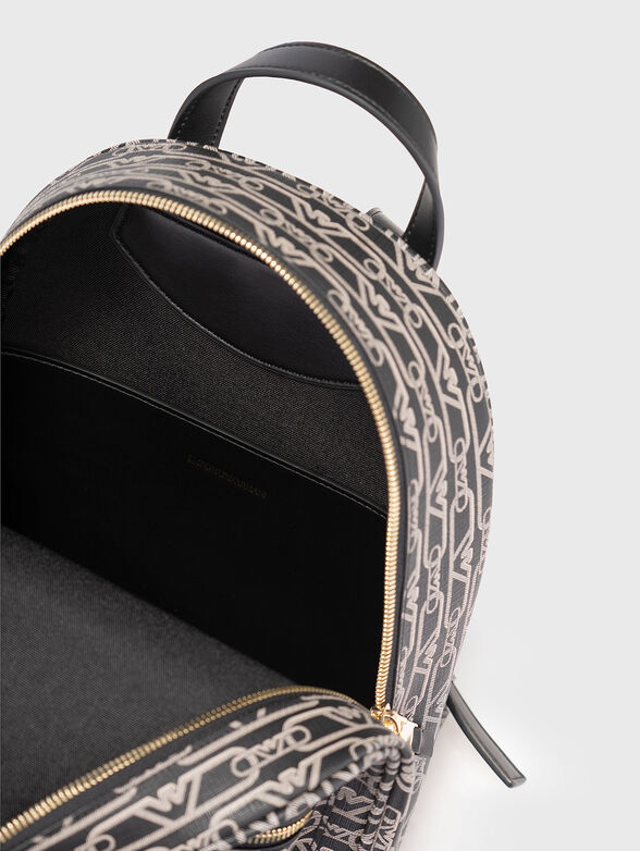 Backpack with monogram logo print - 6
