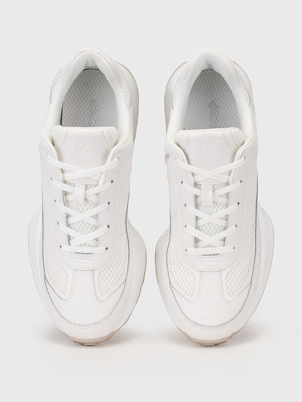 ARI leather and textile sneakers - 6