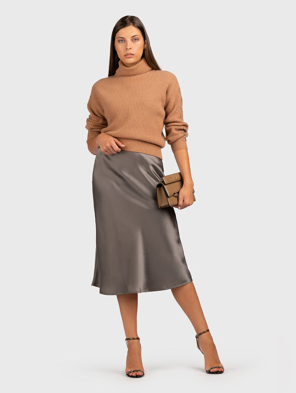 Skirt with satin effect - 4