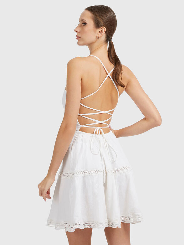 Mini dress with bare back  - 2