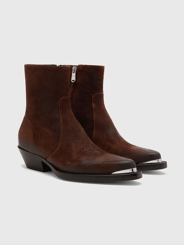 CAMPEROS brown heeled boots - 2