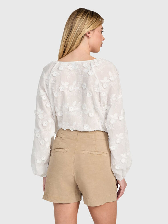 PELARI blouse with floral embroidery - 2