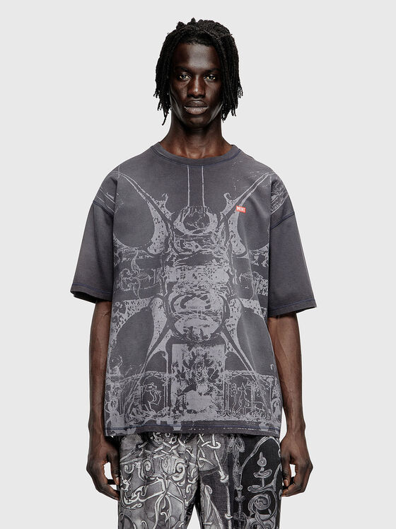 T-BOXT-T13 cotton oversized T-shirt  - 1