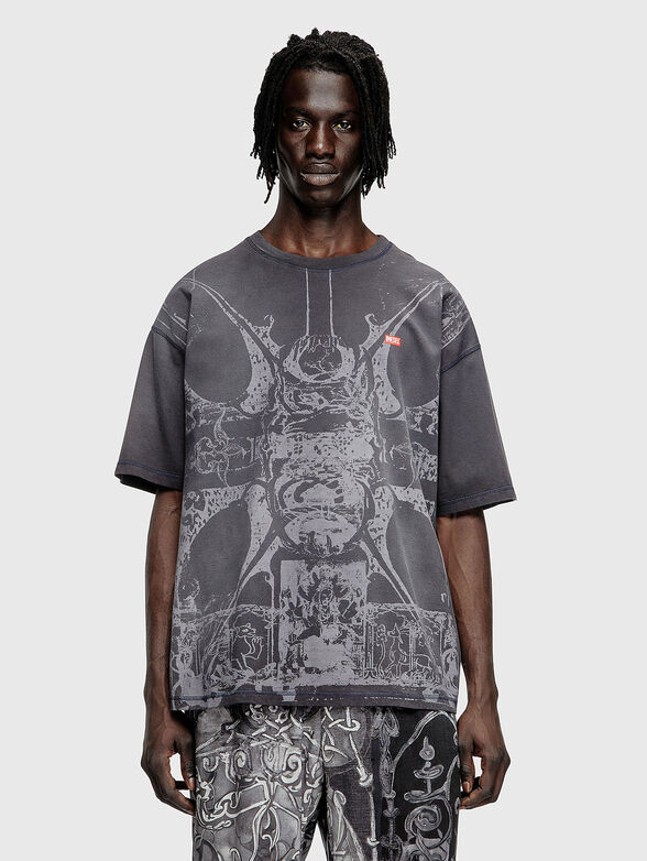 T-BOXT-T13 cotton oversized T-shirt  - 1