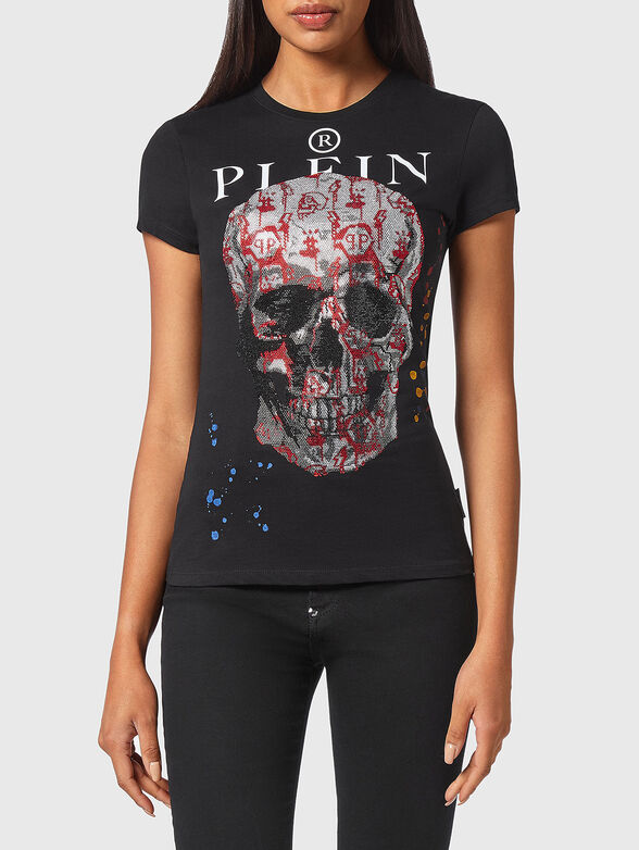 SEXY PURE T-shirt with accent applique - 0