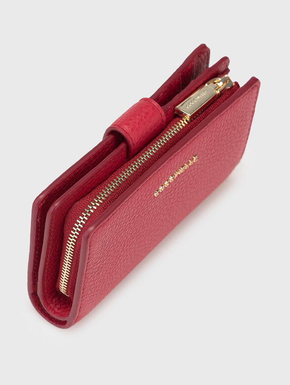 Beige wallet with mini logo - 4