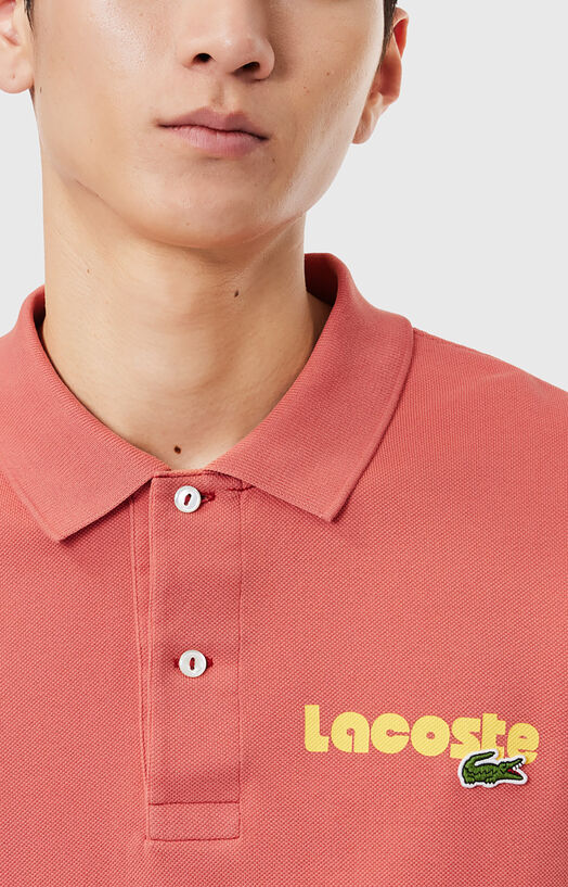 Polo shirt with logo details brand LACOSTE —