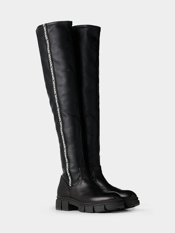 ARIA boots with side logo strap - 1