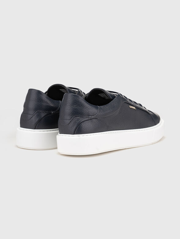 ARTEM black leather sneakers - 3