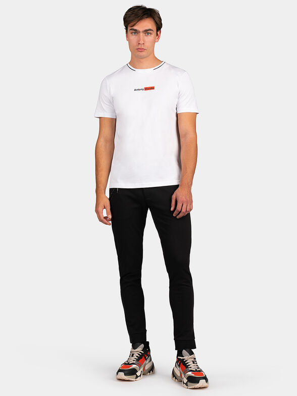 Cotton T-shirt with logo - 4