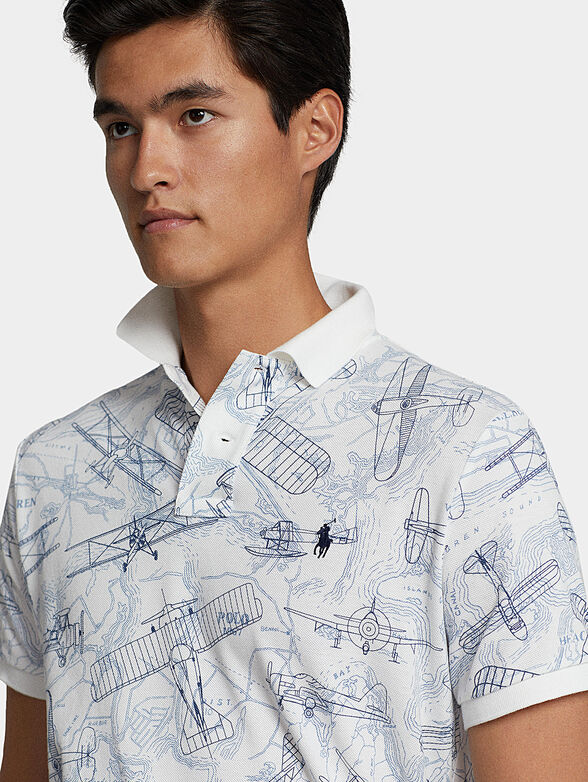 Polo-shirt with accent print - 4