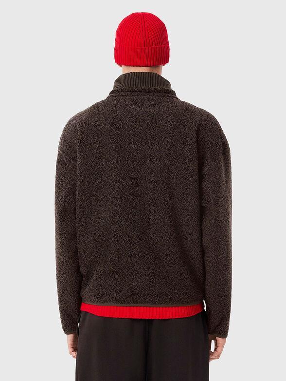 Fleece sweatshirt with zip - 3