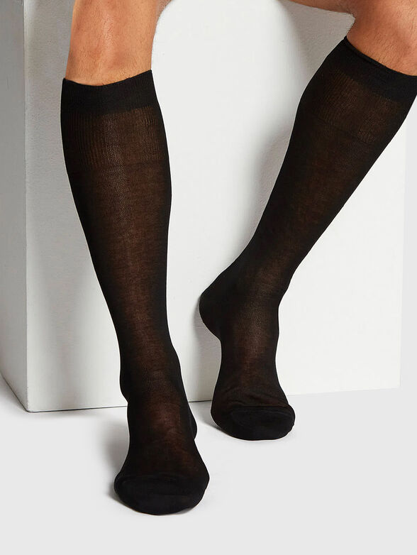 WELLNESS set of three pairs of black socks - 1
