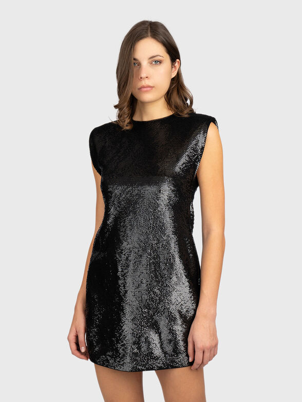 Mini dress with sequins - 1