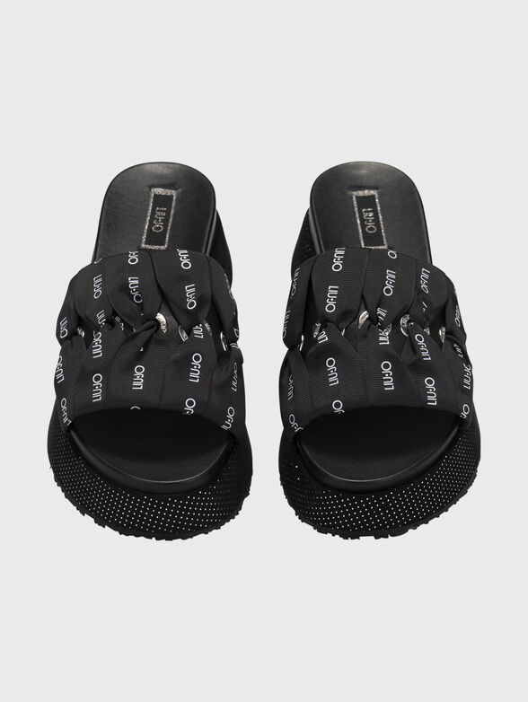 FRIDA black platfrom sandals - 6