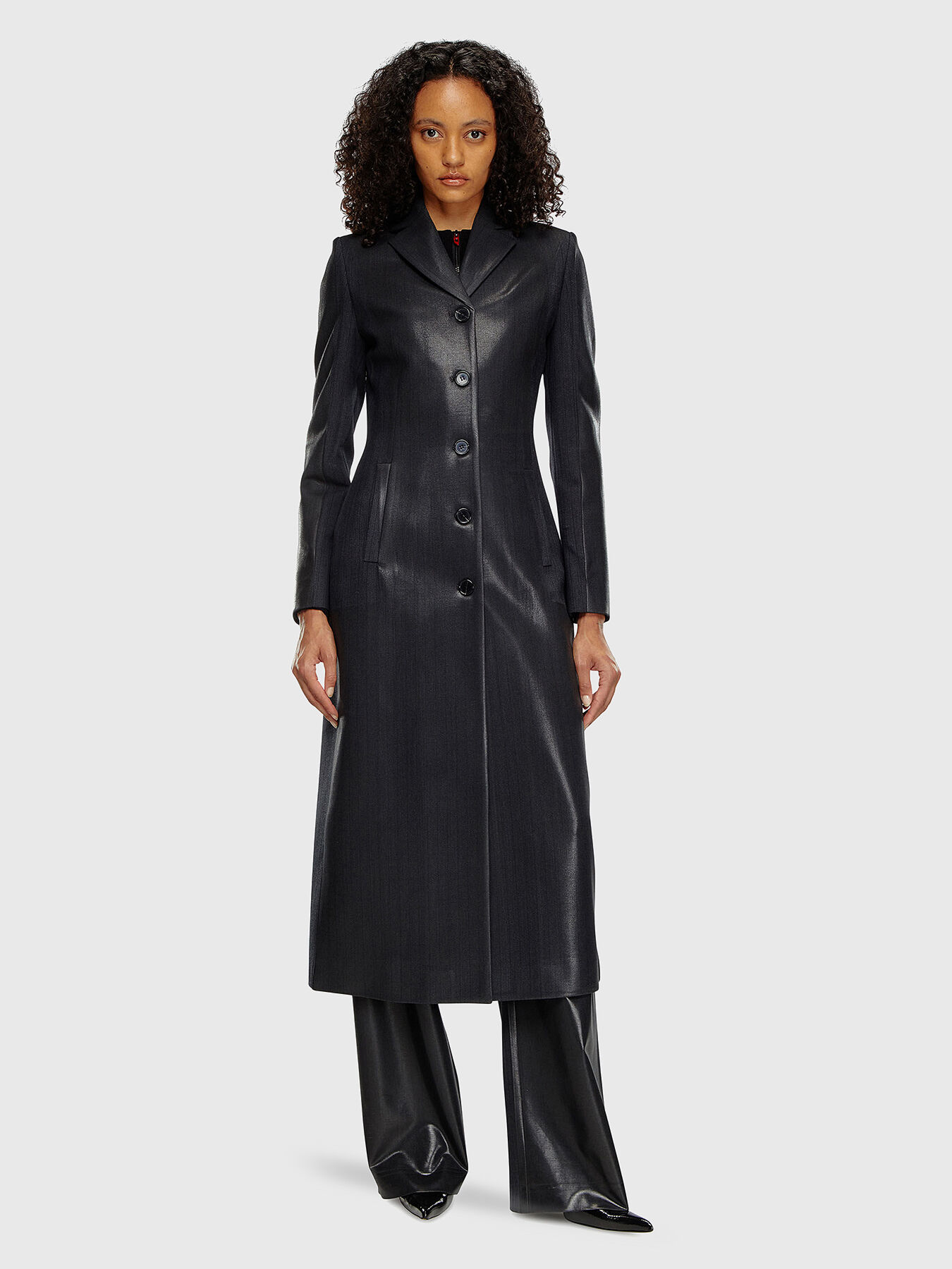 Diesel wool coat sales