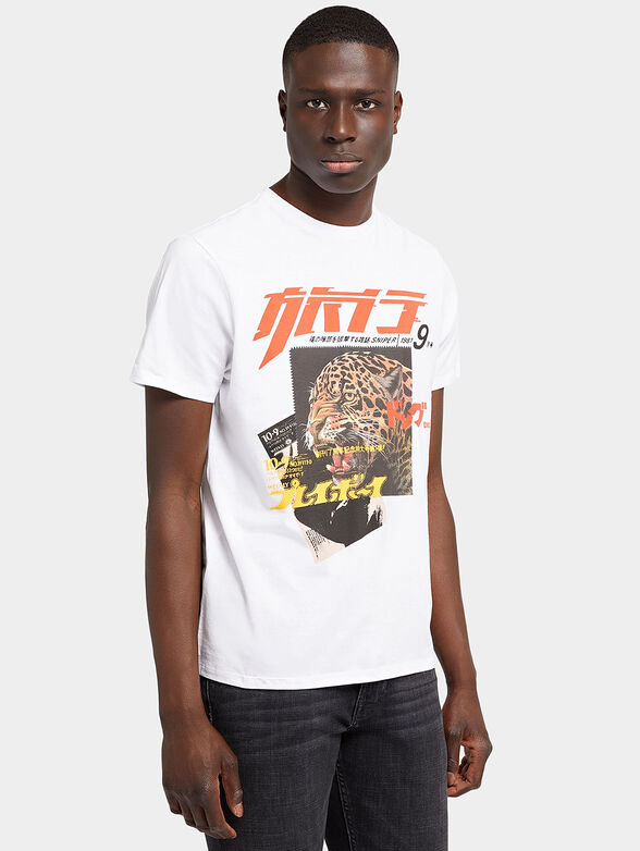 T-shirt with Japanese print - 1
