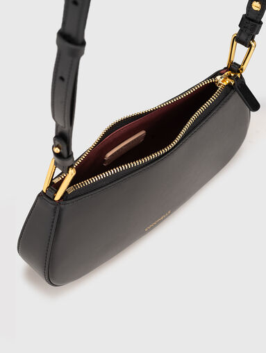 Leather mini bag with logo - 5