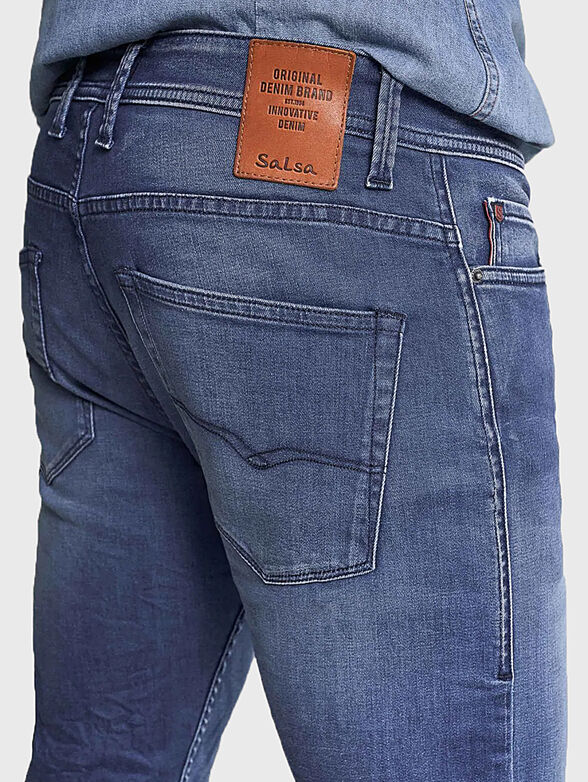 SLENDER Slim jeans with washed effect - 4