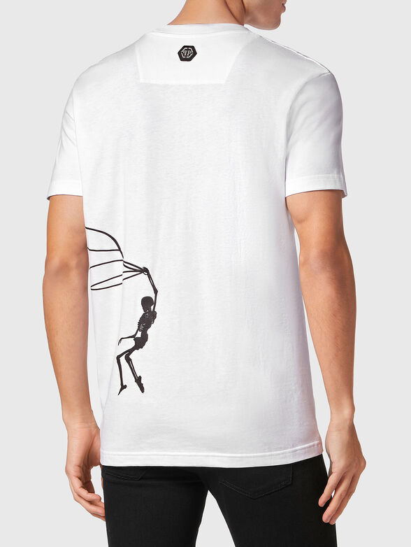 Black T-shirt with multicolour logo print - 2