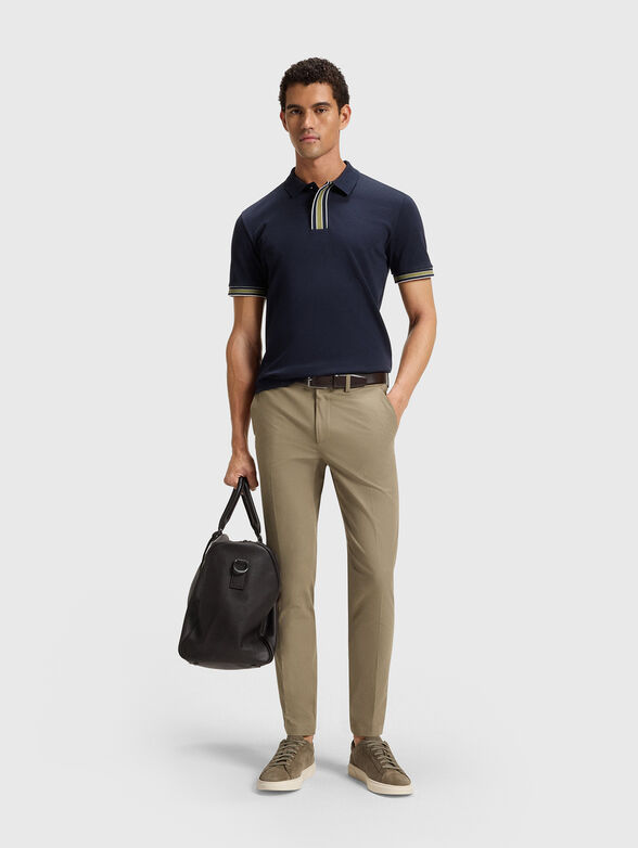 Cotton slim trousers - 4